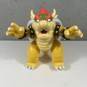 Jakks Pacific Super Mario Big Bad Bowser 12" Electronic Figure Tested Works